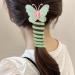 Telephone Wire Hair Bands - Ponytail Cord Hair Ties - Lovely No Damage Stretchy Hair Phone Cord Hair Ties For Daily Wear Green - Buy Online on GoSupps.com