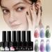  yybng Set of 6 color-changing gel nail tips - Magnetic - Color gradient - Buy Online on GoSupps.com