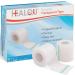 HEALQU Surgical Tape 6 Rolls 2"x10yd -Transparent Medical Tape for Wound Care Tubing and First Aid Supplies breathable See-Through Microporous Waterproof Tape with Gentle Adhesion.