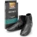 Genuine Halal Leather Khuffain | Sunnah Khuff Diabetic Socks | Mosque Footwear - Size 11 Women/9.5 Men Black - Buy Online on GoSupps.com