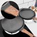 DELURA Saucepan Griddles Grill Frying Pan Saucepan for Eggs Omelet Steak Shallow Mouth Durable Pans Kitchen Cooking Utensil Wok 24cm - Buy Online on GoSupps.com