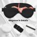 Flamingo1 Print Unisex Sleep Eye Mask | Soft Comfort Eye Shade for Travel Yoga & Shift Work - Buy Online on GoSupps.com