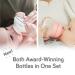 Nanobebe Baby Bottle Starter Set for Breast Milk and Formula - Anti Colic, Teal Feeding Set - Buy Online on GoSupps.com
