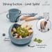Bebefant Baby Weaning Set - Suction Bowl, Plate, Cup, Bib, Fork & Spoon - Blue | Baby Led Weaning & Feeding Essentials - Buy Online on GoSupps.com