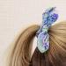 Lilly Pulitzer Purple/Blue Hair Tie Scrunchie with Bow Detail - Shell of a Party - Buy Online on GoSupps.com