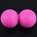 Pyugxab TPE Gym Fitness Ball Portable Massage Ball for Stress Relief & Improved Blood Circulation | Pink Therapy Exercise Ball - Buy Online on GoSupps.com