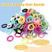 Hanyousheng 200-Piece Multi-Colored Hair Ties | Durable Rubber Bands for Women Girls & Men | Perfect for Braids & Everyday Use - Buy Online on GoSupps.com