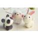 Hamanaka Small Friends Needle Felting Kit - Panda, Sheep, Rabbit | H441-481 - Buy Online on GoSupps.com
