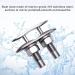 SUNOOM 5 Inch 316 Stainless Steel Boat Pull up Deck Cleat - Heavy Duty Marine Dock Cleat - Buy Online on GoSupps.com