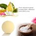 Natural Handmade Bath Bombs with Essential Oils - Aromatherapy Relaxation & Moisturizing Spa Bath Balls (Yellow) - International Shipping Available - Buy Online on GoSupps.com