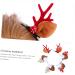 FRCOLOR 6 Pairs Antler Hair Clip Reindeer Antler Headpiece Christmas Hair Clips for Women Snowman Hair Christmas Hair Barrette Christmas Hairpin Horn Tiara Head Button Child Cloth Antlers - Buy Online on GoSupps.com