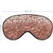 Buy Rose Gold Glitter Sleep Mask - Light Blocking Eye Cover with Adjustable Strap | Perfect for Restful Sleep - Buy Online on GoSupps.com