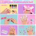 Herenear Kids Nail Polish Kit for Girls Kids Nail Polish Set with 2 In 1 Nail Dryer Set Nail Polish DIY Sticker Glitter Powder Rings Nail Art Kit Manicure Party Christmas Gift - Buy Online on GoSupps.com