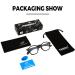 FEISEDY Blue Light Blocking Glasses for Men & Women - Retro Round Square Frames | B2928 Black 50mm - Buy Online on GoSupps.com
