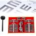 Buy Lannadd 104-Piece Optical Trial Lens Set - Metal Edge Optometry Lenses & Aluminum Frame for Hospitals & Opticians - International Shipping Available - Buy Online on GoSupps.com