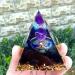 Moonstone Orgone Pyramid - Crystal Energy Tower for Healing Chakras - Buy Online on GoSupps.com