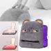 LOVIVER Electric Foot Warmer - USB Foot Heating Pad with Overheat Protection & Washable Design - Ideal for Cold Weather | Gray Cat - Buy Online on GoSupps.com