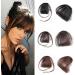 Glamza Clip In Fringe - Light Brown with Sideburns | Front Hairpiece Topper for Women - Buy Online on GoSupps.com