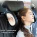 Hopeas Car Headrest for Kids & Adults - Adjustable Neck Support Pillow in Carbon Fiber Black - Buy Online on GoSupps.com