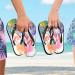 Shop Mnsruu Tropical Flower Flamingo Bird Flip Flops - Multicolor & Stylish Comfort for Summer | International Shipping - Buy Online on GoSupps.com
