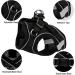 Adjustable Cat Dishes Set - Reflective Soft Lining & Breathable Mesh for Outdoor Training | M Size (Black) - Buy Online on GoSupps.com