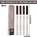 ChAusa 4 Pcs Liquid Eyebrow Pencil Waterproof Eyebrow Pencil Eyebrows with Micro-Fork Tip Waterproof and Sweat-Proof for Natural Looking Eyebrows Makeup - Buy Online on GoSupps.com