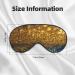 Buy Glitter Pattern Super Soft Eyeshade - Adjustable Strap Zero Eye Pressure | Comfortable Eye Cover (1 Count - Buy Online on GoSupps.com