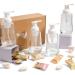 Tirtyl Hand Soap Quad Kit - 4 Glass Foaming Dispensers + 2 Storage Tins + 12 Tablet Refills - Compostable Packaging - Variety Fragrances - 96 fl oz total (makes 12x 8 fl oz bottles of soap) 4 Foaming Dispensers + 12 Tablet…