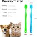 Dog Brush Cat Pet Puppy Gum Finger Toothbrush Dental Care Teeth Cleaning Supplies Kit for Dogs 2 Pcs 360 Silicone - Buy Online on GoSupps.com