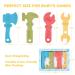 TYRY.HU Baby Teething Toys for Babies 0-12 Months - BPA Free Silicone Molar Teether Chew Toys for Boys and Girls - Soft-Textured and Easy to Clean - 4 Pack Set - Buy Online on GoSupps.com
