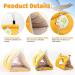 Rypet Winter Warm Bird Nest House - Hanging Hammock Velvet Shed Hut Cage Plush Fluffy Birds Hideaway Sleeping Bed for Parrot Parakeet Cockatiels Budgies Lovebird African Grey - Yellow - Buy Online on GoSupps.com