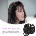 Minkissy 1pc Wig Air Bangs Hair Two Side Bangs Hair Extensions Bang Clip in Bangs Real Human French Barrette Hair Clips Tops for Women Straight High Temperature Wire Miss Real Person Black - Buy Online on GoSupps.com
