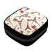 GIAPB Period Bag Sanitary Napkin Storage Bag Pad Holder for Period Makeup Pouch Eiffel Tower and Rose Color2918