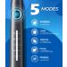 Electric Sonic Toothbrush with 8 Brush Heads | 40000 VPM | 5 Modes | Fast Charge | Lasts 30 Days | Silver Grey - Buy Online on GoSupps.com