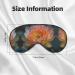 Cactus Floral Bloom Print Double-Sided Eye Mask Soft and Light Blocking for Enhancing Sleep Quality - Buy Online on GoSupps.com