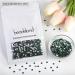 Beadsland 1440 Pieces Emerald Green Flat Back Rhinestones SS16 for Nail Art - High-Quality Nail Crystals - Buy Online on GoSupps.com