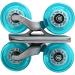 JINCAO Drift Plate Board Skate | Portable Roller Road Aluminum Anti-slip Plate | Blue Flash Light PU Wheels | ABEC-7 608 Bearings - Buy Online on GoSupps.com