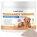 Dog Prenatal Vitamins - Prenatal Vitamins for Dogs Support The Development of Pregnancy Healthy Newborns Vitality Promote Milk Production Enriched with Folic Acid Iron Zinc Iodine