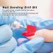 Nail Art Sanding Cap Set - Manicure Pedicure Tool for Home Salon (Red) - 16 x 25mm - Buy Online on GoSupps.com