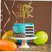 TOPBATHY Birthday Cake Toppers 10pcs 2021 Graduation Cake Arrangement Food Socket Paper Cake Topper Golden 13x13.5cm - Buy Online on GoSupps.com