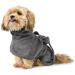 HUNTER Dog Bathrobe Riga - Size 60 Grey | Luxury Dog Bathrobe for International Shipping - Buy Online on GoSupps.com