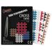 Alpidex cross tape 170 pieces - size A.B and C - Colorful - grid tapes grid paving pavement with antistatic tweezers grid tape waterproof strong glue mixbox 170 pieces - size A.B and C colorful