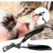 Fingernail Cut Scissors | U Shape Scissors for Nails with Handle - Nail Cutting Scissors for Adults Men Women Nail Cleaner Nail Care for Thick and Ingrown Nails - Buy Online on GoSupps.com