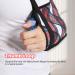 Shop Plaid Arm Sling for Shoulder Injury - Adjustable Soft Fabric Shoulder Immobilizer for Rotator Cuff Surgery - Unisex Red - Buy Online on GoSupps.com