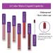 UCANBE 13pcs Lipstick Makeup Kit - 6 Matte Liquid Lipsticks, 6 Lip Liners, 1 Primer | Waterproof Long Lasting Gift Set - Buy Online on GoSupps.com