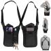 Neween Anti-Theft Hidden Underarm Shoulder Bag Concealed Shoulder Holster Storage with Pack Pocket Multipurpose Men/Women Safety Double Shoulder Armpit Tactical Bag for Travel Outdoor Different Pocket
