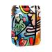 Travel Lipstick Organizer Case Lipstick Case Portable Makeup Bag With Mirror Abstract Colorful Floral Pattern E565p5amzg