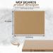8-Pack 11x14x1/4 MDF Boards - Ideal for Carpentry, Interior Design, Crafts - Smooth Unfinished Sides, Sanded Edges - Buy Online on GoSupps.com