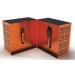 Professional Hair Clipper Bath Combo Set - Kiepe Italia | Black/Orange | International Shipping Available - Buy Online on GoSupps.com
