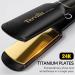 Terviiix Titanium Flat Iron Hair Straightener - Salon-Grade 1.75 Non-Snagging for Smooth Fast Results on Thick Curly & Natural Hair - International Shipping Available - Buy Online on GoSupps.com